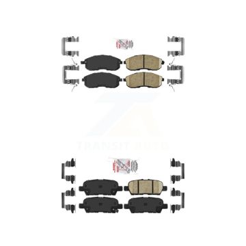Front Rear Ceramic Disc Brake Pads Kit For Nissan Altima Juke KNF-100034