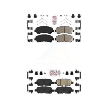 Front Rear Ceramic Disc Brake Pads Kit For Nissan Maxima Juke KNF-100041