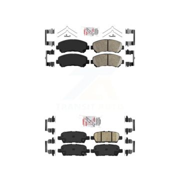 Front Rear Ceramic Disc Brake Pads Kit For Nissan Maxima Juke KNF-100044
