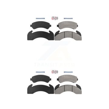 Front Rear Semi-Metallic Disc Brake Pads Kit For Chevrolet C70 GMC B60 B6000 C7000 C60 B7 KNF-100120