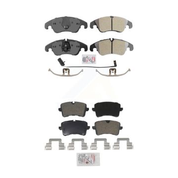 Front Rear Semi-Metallic Disc Brake Pads Kit For Audi A6 Quattro A7 KNF-100140