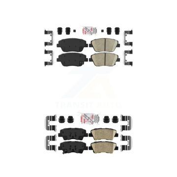 Front Rear Ceramic Disc Brake Pads Kit For Kia Optima With Electric Parking KNF-100173