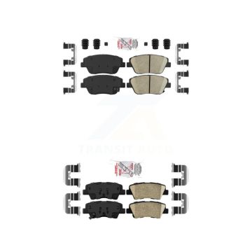 Front Rear Ceramic Disc Brake Pads Kit For Kia Optima With Electric Parking KNF-100176