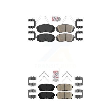 Front Rear Ceramic Disc Brake Pads Kit For Kia Optima With Manual Parking KNF-100193