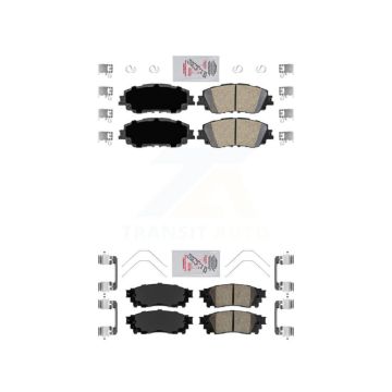 Front Rear Ceramic Disc Brake Pads Kit For Toyota RAV4 Camry C-HR Corolla Cross Lexus KNF-100199