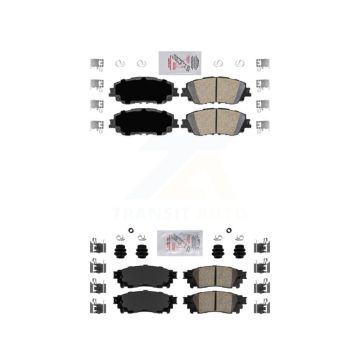 Front Rear Ceramic Disc Brake Pads Kit For Toyota RAV4 Camry C-HR Corolla Cross Lexus KNF-100201