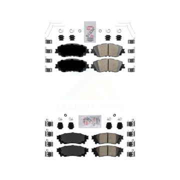 Front Rear Ceramic Disc Brake Pads Kit For Toyota RAV4 Camry C-HR Corolla Cross Lexus KNF-100204