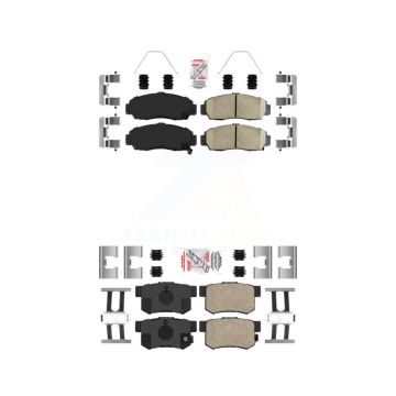 Front Rear Ceramic Disc Brake Pads Kit For Honda Accord Acura TL TSX CL RL KNF-100214