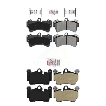 Front Rear Semi-Metallic Disc Brake Pads Kit For Audi Q7 Porsche Cayenne Volkswagen KNF-100228