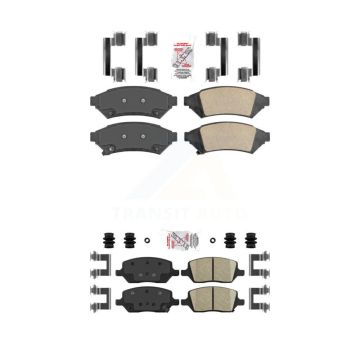 Front Rear Ceramic Disc Brake Pads Kit For Pontiac Montana Chevrolet Uplander Buick Relay KNF-100257