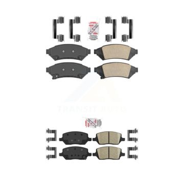 Front Rear Ceramic Disc Brake Pads Kit For Pontiac Montana Chevrolet Uplander Buick Relay KNF-100258