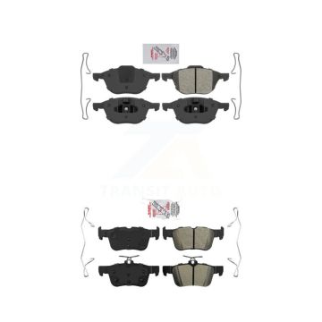 Front Rear Semi-Metallic Disc Brake Pads Kit For Ford Escape KNF-100280