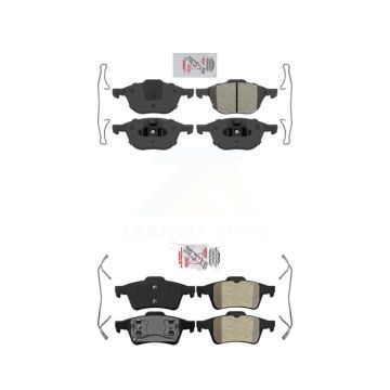 Front Rear Semi-Metallic Disc Brake Pads Kit For Mazda 3 5 KNF-100290