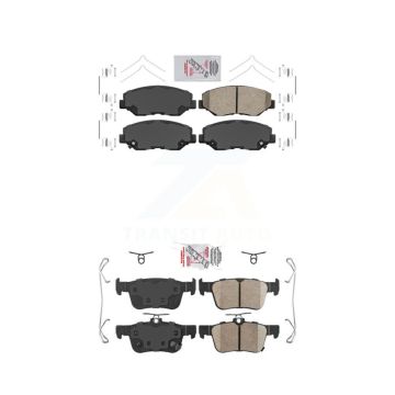 Front Rear Ceramic Disc Brake Pads Kit For Honda Civic KNF-100303