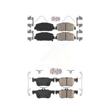 Front Rear Ceramic Disc Brake Pads Kit For Honda Civic KNF-100305
