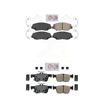 Front Rear Ceramic Disc Brake Pads Kit For Honda Civic KNF-100307