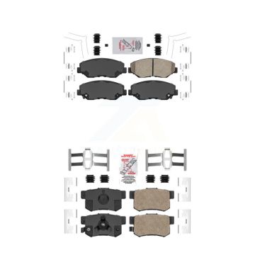 Front Rear Ceramic Disc Brake Pads Kit For Honda CR-V KNF-100313