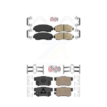 Front Rear Ceramic Disc Brake Pads Kit For Honda CR-V Acura RDX Accord Crosstour KNF-100318