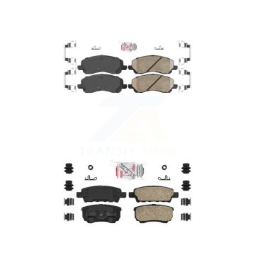 Front Rear Ceramic Disc Brake Pads Kit For Jeep Patriot Mitsubishi Lancer Dodge Compass KNF-100338