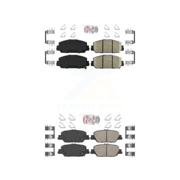 Front Rear Ceramic Disc Brake Pads Kit For Honda CR-V KNF-100411