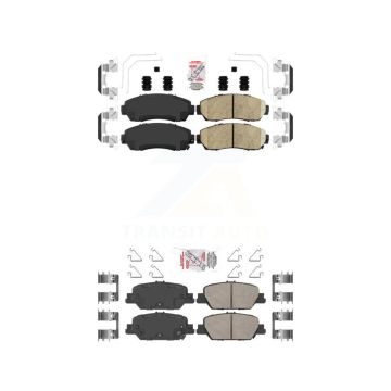 Front Rear Ceramic Disc Brake Pads Kit For Honda CR-V FULL HYBRID EV-GAS (FHEV) engine KNF-100413