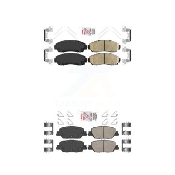 Front Rear Ceramic Disc Brake Pads Kit For Honda CR-V FULL HYBRID EV-GAS (FHEV) engine KNF-100415