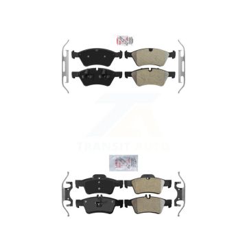 Front Rear Semi-Metallic Disc Brake Pads Kit For Mercedes-Benz E350 E550 E500 AWD KNF-100418