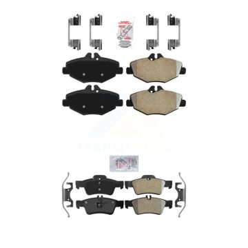 Front Rear Semi-Metallic Disc Brake Pads Kit For Mercedes-Benz E320 E350 KNF-100420
