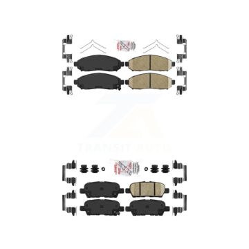 Front Rear Ceramic Disc Brake Pads Kit For Nissan LEAF KNF-100427