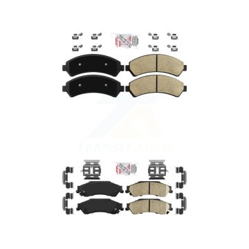 Front Rear Ceramic Disc Brake Pads Kit For Chevrolet GMC Blazer Jimmy S10 Sonoma Isuzu KNF-100480