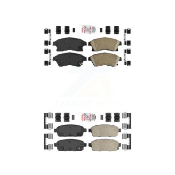 Front Rear Ceramic Disc Brake Pads Kit For Chevrolet Cruze Sonic Limited KNF-100488