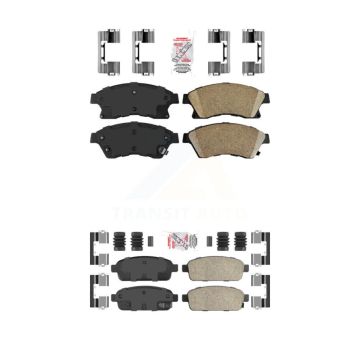 Front Rear Ceramic Disc Brake Pads Kit For Chevrolet Cruze Sonic Limited KNF-100490