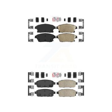 Front Rear Ceramic Disc Brake Pads Kit For Chevrolet Cruze Buick Trax Encore Verano Volt KNF-100492