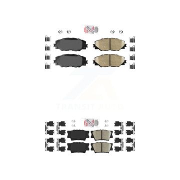 Front Rear Ceramic Disc Brake Pads Kit For Toyota RAV4 Matrix Pontiac Vibe KNF-100499