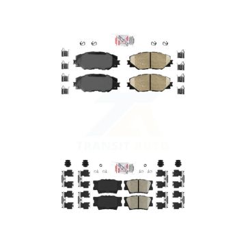 Front Rear Ceramic Disc Brake Pads Kit For Toyota RAV4 Matrix Pontiac Vibe KNF-100500