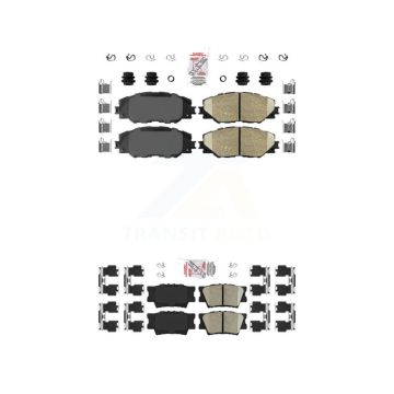 Front Rear Ceramic Disc Brake Pads Kit For Toyota RAV4 Matrix Pontiac Vibe KNF-100503