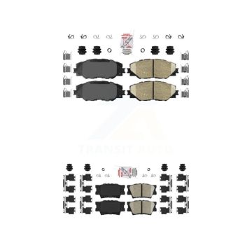 Front Rear Ceramic Disc Brake Pads Kit For Toyota RAV4 Matrix Pontiac Vibe KNF-100504