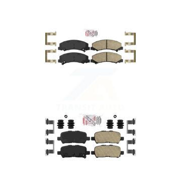 Front Rear Ceramic Disc Brake Pads Kit For Chevrolet Impala Limited KNF-100527