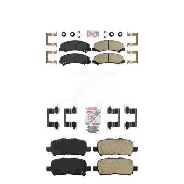 Front Rear Ceramic Disc Brake Pads Kit For Chevrolet Impala Limited KNF-100530