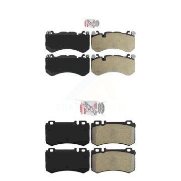 Front Rear Semi-Metallic Disc Brake Pads Kit For Mercedes-Benz CLK63 AMG SL600 KNF-100542