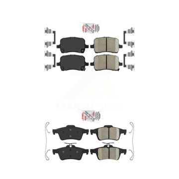 Front Rear Ceramic Disc Brake Pads Kit For Pontiac Solstice Saturn Sky KNF-100555