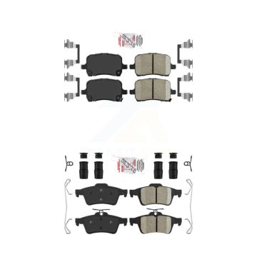 Front Rear Ceramic Disc Brake Pads Kit For Pontiac Solstice Saturn Sky KNF-100556
