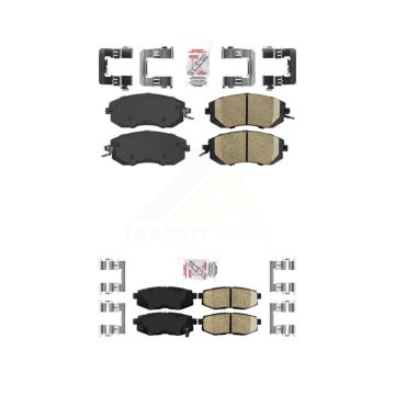 Front Rear Ceramic Disc Brake Pads Kit For Subaru BRZ Scion FR-S Toyota 86 KNF-100607