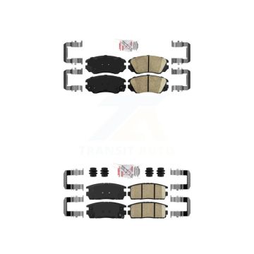Front Rear Ceramic Disc Brake Pads Kit For Chevrolet Equinox GMC Terrain KNF-100623
