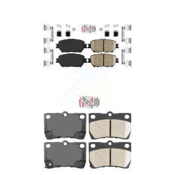 Front Rear Ceramic Disc Brake Pads Kit For Lexus IS250 GS300 KNF-100649