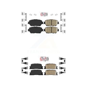 Front Rear Ceramic Disc Brake Pads Kit For Toyota Camry Vehicles Manufactured In Japan KNF-100653