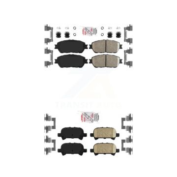 Front Rear Ceramic Disc Brake Pads Kit For Toyota Camry Solara Avalon KNF-100658
