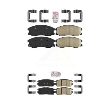 Front Rear Ceramic Disc Brake Pads Kit For Chevrolet Equinox Pontiac Torrent Saturn Vue KNF-100670