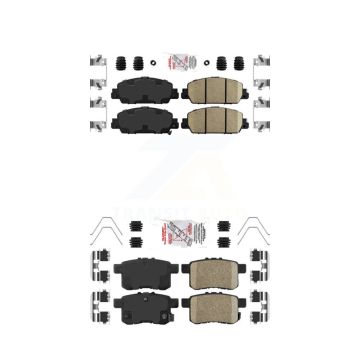 Front Rear Ceramic Disc Brake Pads Kit For Honda Accord KNF-100695