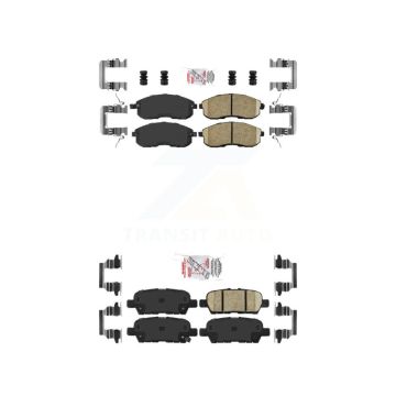 Front Rear Ceramic Disc Brake Pads Kit For Nissan Altima Juke KNF-100701
